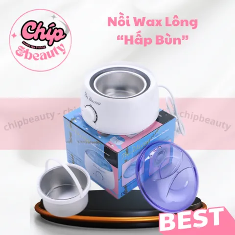 Nồi Nấu Wax Lông Tại Nhà. Nồi Hấp Bùn Gừng, Bùn Ngải, Bùn Quế Nhỏ Gọn Tiện Dụng
