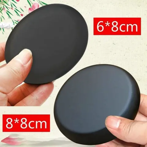 Đá nóng, Viên đá massage body đả thông kinh lạc (Oval 3x4cm, 8x6cm / Tròn 8x8cm) Hàng dày đẹp 837864