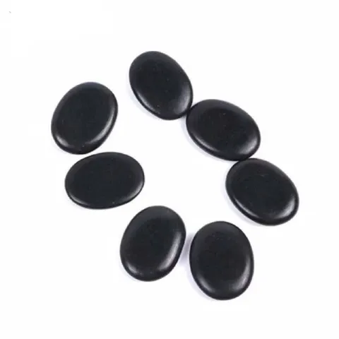 Đá nóng, Viên đá massage body đả thông kinh lạc (Oval 3x4cm, 8x6cm / Tròn 8x8cm) Hàng dày đẹp 837864