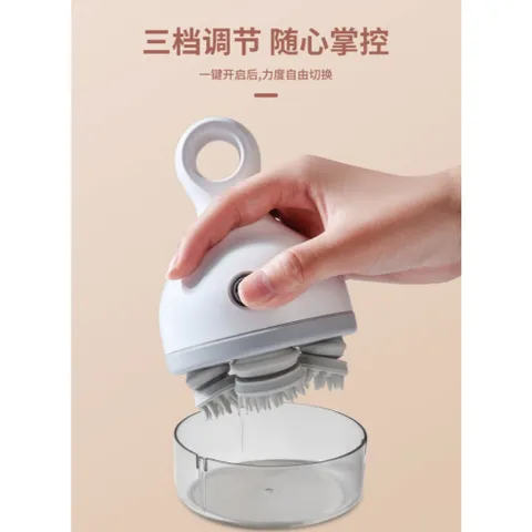 Máy Massage Đầu mini cầm tay 3 chế độ | Máy massage đầu 3D 4 đầu massage 837866