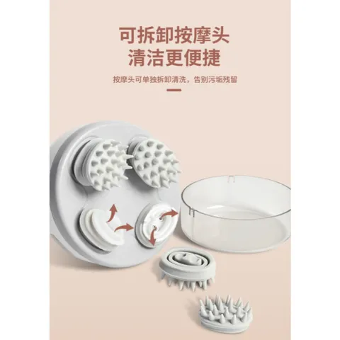 Máy Massage Đầu mini cầm tay 3 chế độ | Máy massage đầu 3D 4 đầu massage 837866