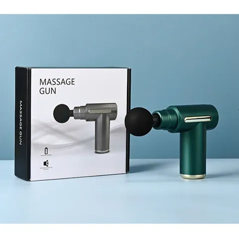 Máy Mát Xa Cầm Tay, Súng Massage Toàn Thân 6 Cấp Độ Nhỏ Gọn Chuyên Sâu Vai Gáy Lưng Giảm Đau