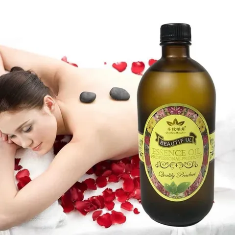 Tinh dầu massage ESSENCE OIL cao cấp 500ml. Tinh dầu matxa thư giãn cơ thể tại nhà, trong Spa - TMV