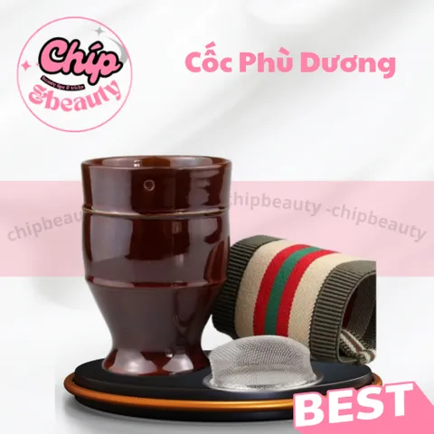 Cốc xông ngải cứu- cốc phù dương {TẶNG BAO THỔ CẨM} 3 Công Dụng: MASSAGE, CỨU NGẢI, CẠO GIÓ.
