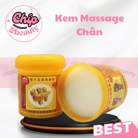 Kem massage chân gừng, colllagen, massage body | Kem massage body, massage bàn chân giữ ấm cơ thể 837876