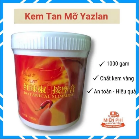 Kem nóng ớt giảm béo siêu nóng hũ 300g, 1000g | Kem tan mỡ ớt | Kem ớt giảm béo hiệu quả