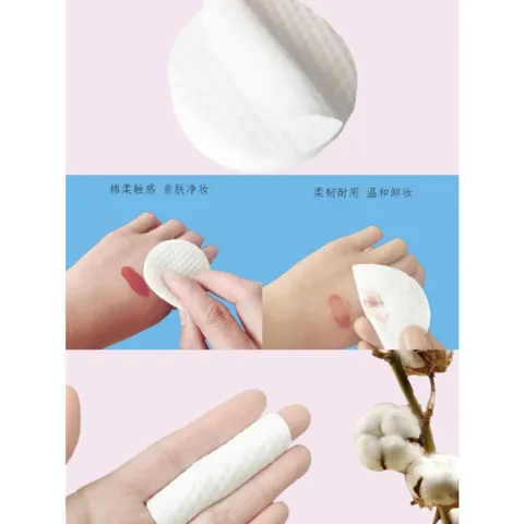 Bông Tây Trang 1200 Miếng Dùng Cá Nhân, Trong Phun Xăm Thẩm Mỹ. Bông Tẩy Trang Loại 1