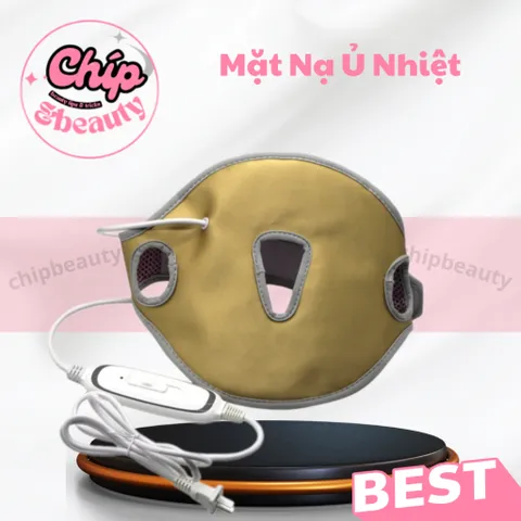 Mặt Nạ Ủ Nhiệt Cao Cấp, Mặt Nạ Nhiệt Ủ Trắng Da Mặt Chất Liệu Bằng Da Cao Cấp [Hàng Chính Hãng]