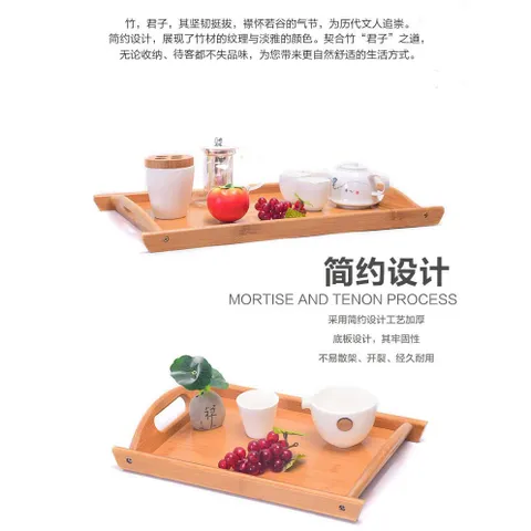 Khay gỗ đựng bộ ngọc massage, Khay gỗ bưng bê đồ dùng trong Spa - TMV