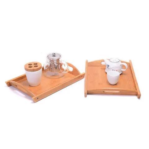 Khay gỗ đựng bộ ngọc massage, Khay gỗ bưng bê đồ dùng trong Spa - TMV