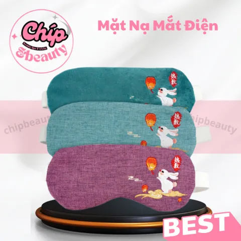 Túi Chườm Mắt Ngải Cứu Điện Hàng Chính Hãng. Chườm Mắt Ấm Nóng Giúp Mắt Thư Giãn Thoải Mái