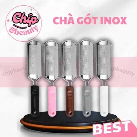 Bàn chà gót chân, Cây chà gót chân inox, Dụng cụ chà gót chân tại nhà, trong Spa - TMV