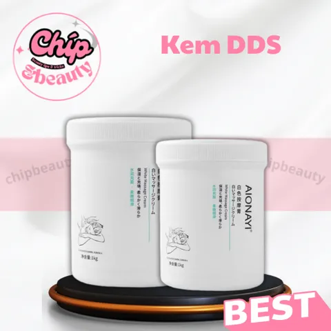 Kem DDS AIONAYI Kem Chạy Máy Điện Sinh Học, khai thông Kinh Lạc, Massage toàn thân 1kg [Màu Trắng]