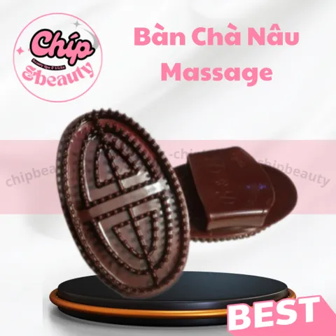 Bàn chà nâu Massage Body toàn thân thông kinh lạc giảm béo tại nhà nhanh chóng hiệu quả 15cm 837926