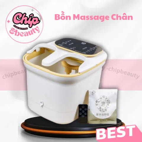 Bồn ngâm chân hồng ngoại có sục khí. Bồn ngâm chân tự động. Bồn massage chân thư giãn tại nhà