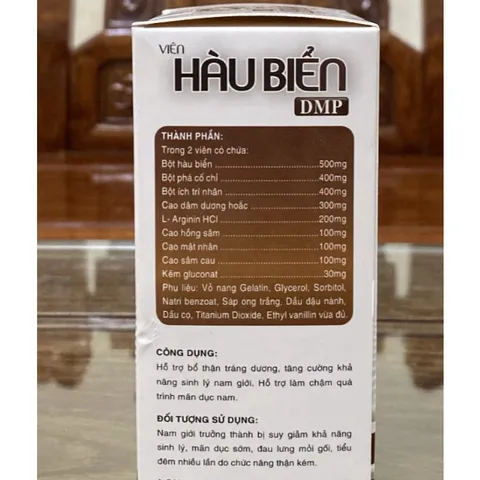 Viên Hàu Biển DMP Bổ thận nam tăng cường sl nam giới bổ thận td, cải thiện xt, yếu sl 