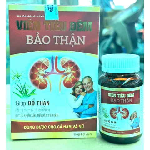 Viên Tiểu Đêm Bảo Thận bổ thận tăng cường chức năng bàng quang, hỗ trợ tiểu đêm, tiểu rát, tiểu không tự chủ chai viên