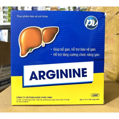 Arginine PV Viên Uống Bổ Gan – Hỗ Trợ Giải Độc, Mát Gan, Duy Trì Chức Năng Gan Khỏe Mạnh