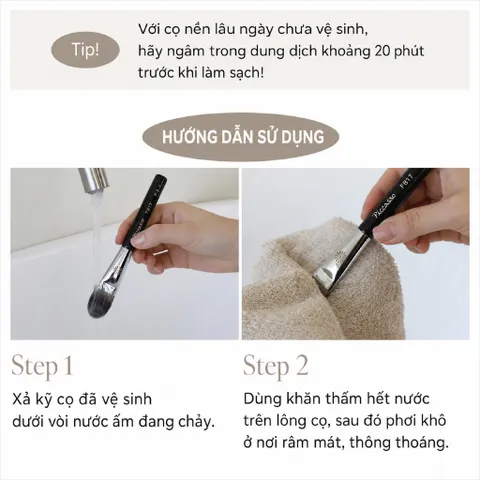 Dung Dịch Vệ Sinh Cọ Trang Điểm Cao Cấp Piccasso Cleanser 200ml Cho Lông Tự Nhiên + Qùa tặng