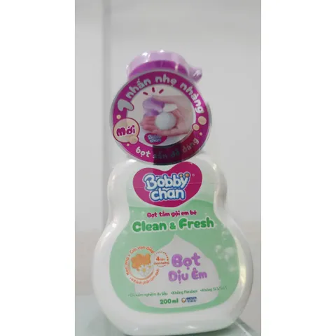 [MỚI - BOBBY] Bọt tắm gội em bé BobbyChan Nature Care-Soft Care -Clean & Fresh dưỡng ẩm, sạch sâu và hạn chế kích ứng da