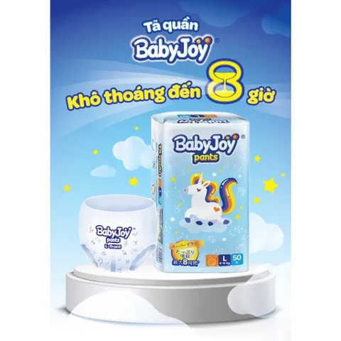 (Bobby Unicharm) Tã Bỉm Quần Baby Joy mẫu mới Đủ Size M50/L50/XL50/XXL50 mềm mịn,khô thoáng