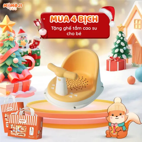 [Phiên Bản Mới] Combo 4 Tã quần/Dán Momoji Air Dry, thoáng khí, thoát ẩm tốt giúp da bé sơ sinh khô thoáng