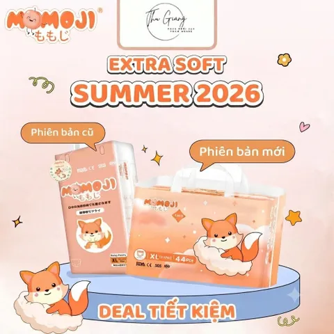 [TIẾT KIỆM] Tã quần/Dán Momoji Extra, thoáng khí,thoát ẩm tốt giúp da bé sơ sinh khô thoáng dài lâu