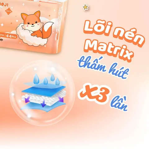 [TIẾT KIỆM] Tã quần/Dán Momoji Extra, thoáng khí,thoát ẩm tốt giúp da bé sơ sinh khô thoáng dài lâu