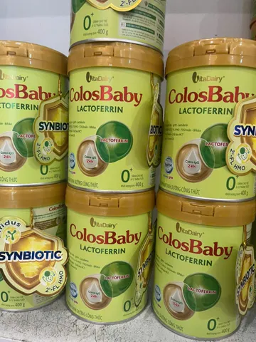 Sữa ColosBaby Lactoferrin 0+ 400G (0-12 tháng)