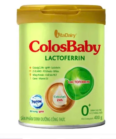 Sữa ColosBaby Lactoferrin 0+ 400G (0-12 tháng)