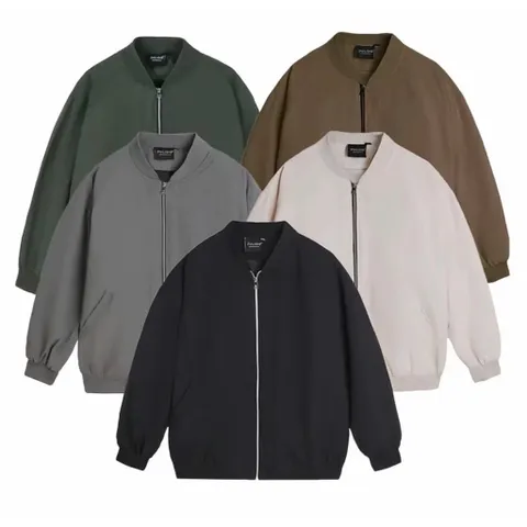 [Deal mở bán ] Áo Bomber Nam Nữ Unisex Cao Cấp | Áo Khoác Bomber Cổ Đứng Khóa Kéo | Form Trẻ Trung Dễ Phối Đồ