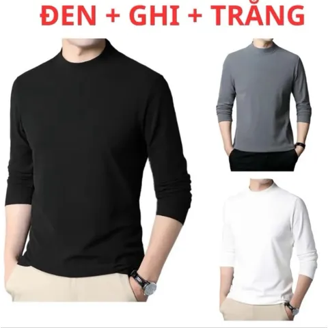 [combo 3 Áo ] Giữ nhiệt lót nỉ nam cao cấp,co giãn 4 chiều