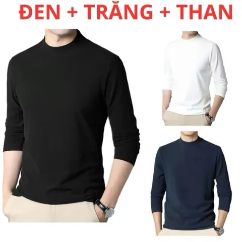 [combo 3 Áo ] Giữ nhiệt lót nỉ nam cao cấp,co giãn 4 chiều