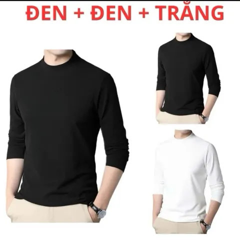 [combo 3 Áo ] Giữ nhiệt lót nỉ nam cao cấp,co giãn 4 chiều