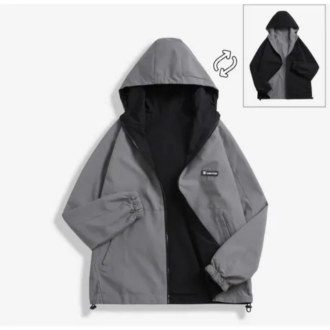 [Mẫu hot]Áo Khoác Gió Dù 2 Mặt Nam Nữ Cao Cấp [CHỐNG NƯỚC - CẢN GIÓ] Lót Lưới Thoáng Khí Unisex Form Rộng Mặc 4 Mùa 🔥