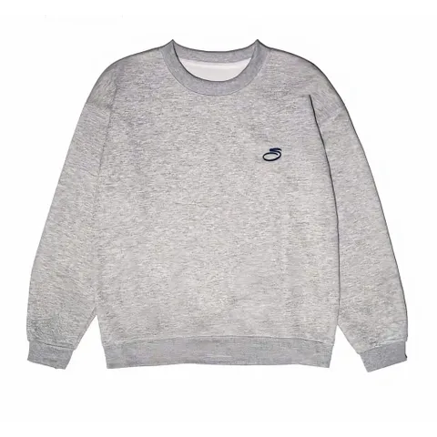 Áo Sweater  Nam Nữ thêu chữ chất liệu nỉ hai da from rộng oversize thiết kế trẻ trung năng động.