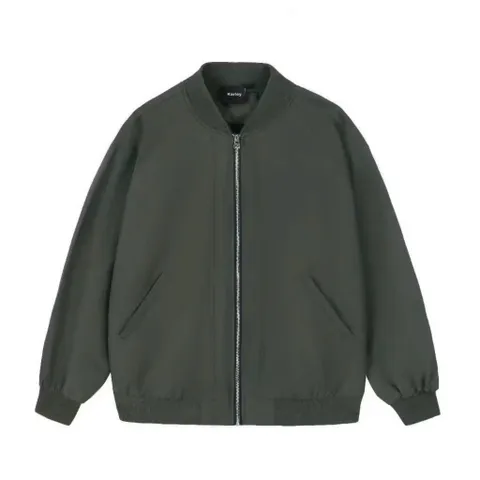 Áo khoác gió bomber hai lớp nam nữ cao cấp tráng bạc trượt nước B01