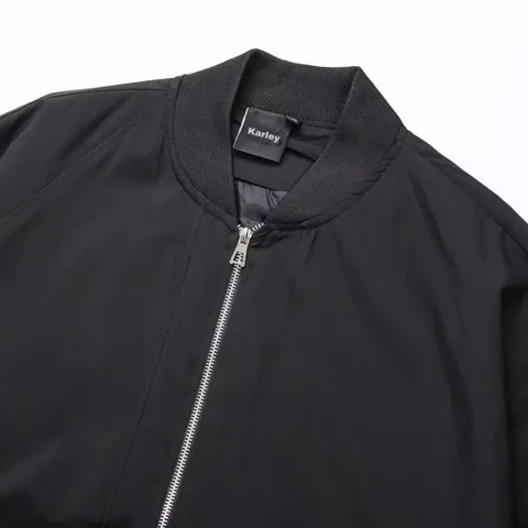 Áo khoác gió bomber hai lớp nam nữ cao cấp tráng bạc trượt nước B01