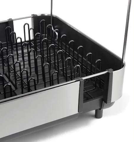 Khay úp bát đĩa kèm ly mở rộng Joseph Joseph 6500040 Extend Steel Plus Black