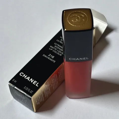 💄 Son kem Chanel 216 Rouge Allure Ink màu cam san hô ánh đỏ chính hãng, chuẩn đẹp