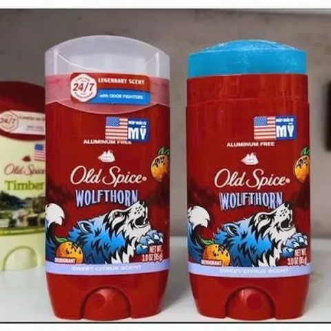 🐺 Lăn/Sáp khử mùi Old Spice Wolfthorn 85g chính hãng Mỹ - Lưu hương nam tính, khô thoáng