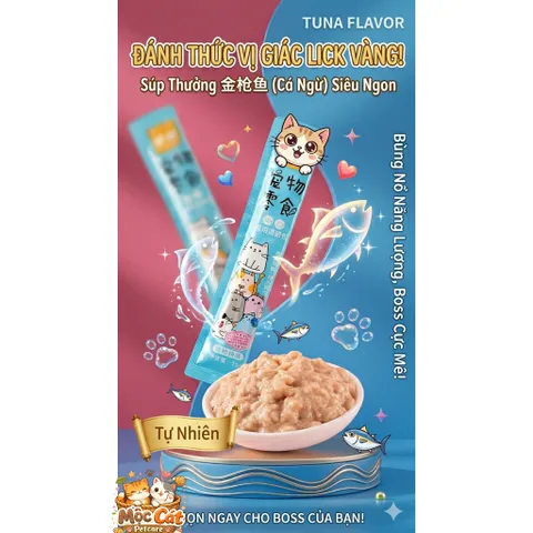 SÚP THƯỞNG SHIZUKA CHO MÈO – KÍCH THÍCH ĂN NGON, BỔ SUNG DINH DƯỠNG TOÀN DIỆN