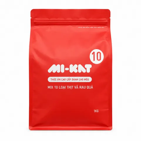 COMBO 6 TÚI Hạt SIÊU TOPPING Cho Mèo Mi-Kat 10 VIỆT NAM -Chất Lượng Cao -DINH DƯỠN- AN TOÀN - VIỆT NAM
