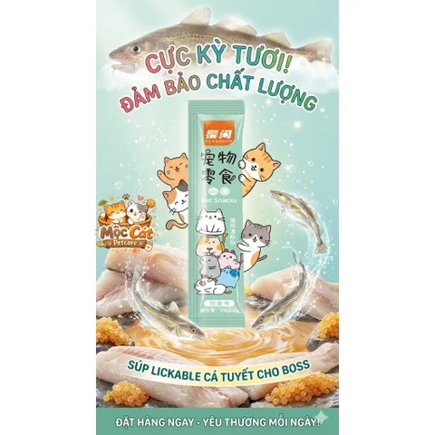 <100 THANH>SÚP THƯỞNG SHIZUKA CHO MÈO – KÍCH THÍCH ĂN NGON, BỔ SUNG DINH DƯỠNG TOÀN DIỆN