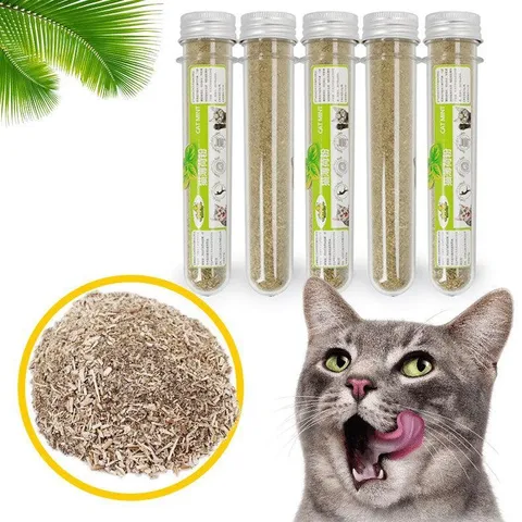 CỎ MÈO SẤY KHÔ (CATNIP) – GIẢI TRÍ & THƯ GIÃN TỰ NHIÊN CHO MÈO 🐱🌿