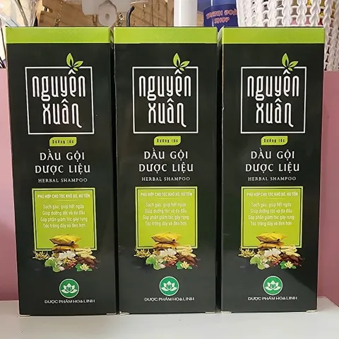 Dầu Gội Dược Liệu Nguyên Xuân Xanh Lá 260g