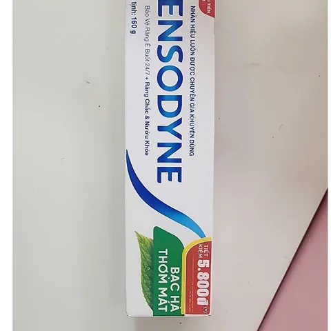 Kem đánh răng Sensodyne Gentle Whitening 160g – Trắng răng tự nhiên, giảm ê buốt, bảo vệ răng