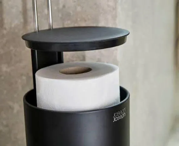 Hộp đựng giấy vệ sinh kèm giá đỡ Joseph Joseph 7000006 Easystore™ Toilet Roll Holder With Concealed Storage