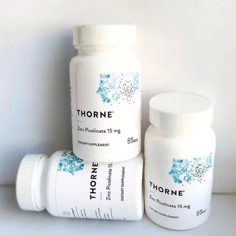 Thorne Zinc Picolinate 15mg 60 viên - Kẽm dạng Picolinate hỗ trợ miễn dịch và sức khỏe làn da