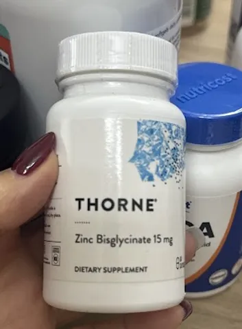 Thorne Zinc Picolinate 15mg 60 viên - Kẽm dạng Picolinate hỗ trợ miễn dịch và sức khỏe làn da